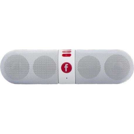 Speakerbar draadloos Bluetooth met ingebouwde accu / 3W vermogen / AUX-in en ingebouwd MicroSD slot / Wit