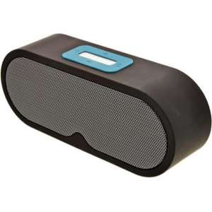 S&C - bluetooth speaker zwart muziek 2x3 WATT stereo luispreker