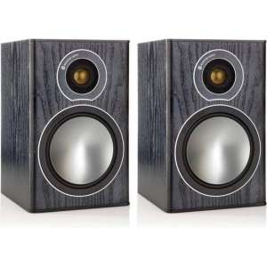 Monitor Audio Bronze 1 - Compacte Boekenplank Hifi Luidspreker - Zwart (paar)