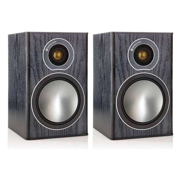 Monitor Audio Bronze 1 - Compacte Boekenplank Hifi Luidspreker - Zwart (paar)