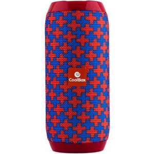 CoolBox COO-BTA-P03BYR draagbare luidspreker 10 W Draadloze stereoluidspreker Blauw, Rood