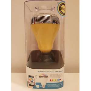 Bluetooth Smart Led E27 Bulb Speaker - geel