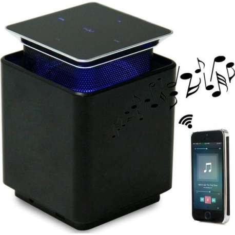 bluetooth speaker woofer toutchscreen draafdloos surround zwart