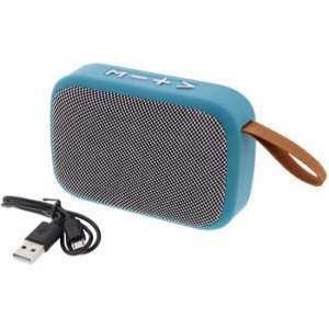 S&C - mini bluetooth speaker klein blauw grijs groen