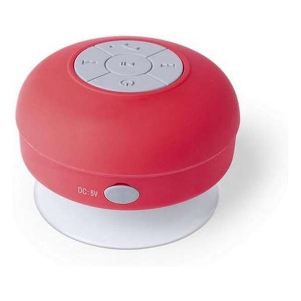 Innovagoods Bluetooth Speaker - Rood - Waterbestendige Douche/Bad Mp3 - Waterproof