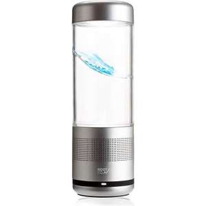 PLAYFUL Base Led Lantaarn Bluetooth Speaker Waterdicht Drankfles  - Zilver