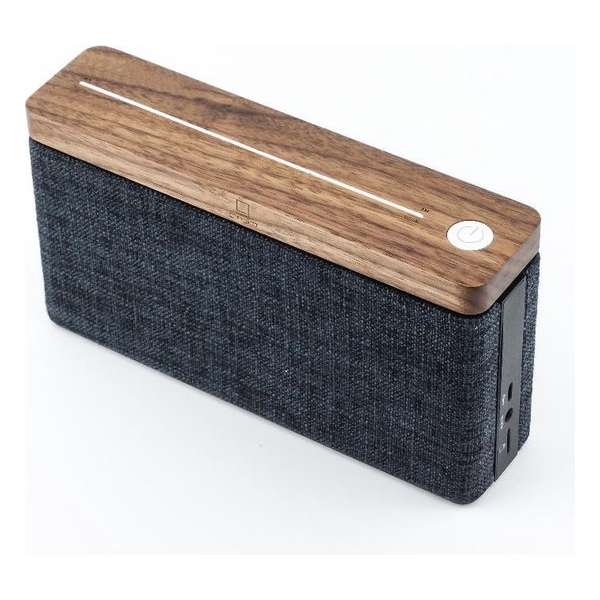 Gingko Speaker HiFi Square - bluetooth - walnoot