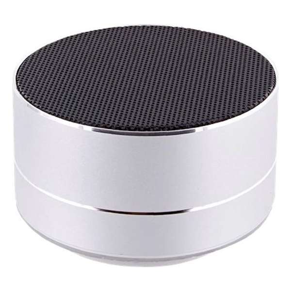 S&C - Bluetooth speaker zilver klein mini draadloze speaker muziek audio