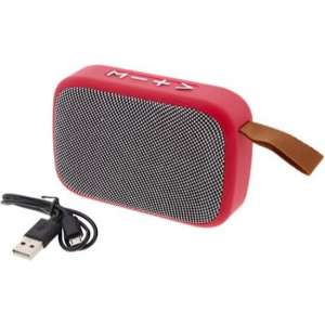 S&C - Mini bluetooth speaker klein rood blauw grijs groen