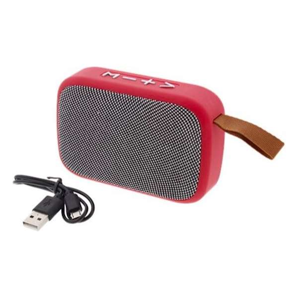 S&C - Mini bluetooth speaker klein rood blauw grijs groen