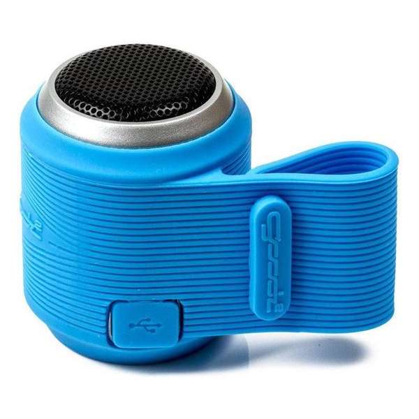 Opro9 Booma2 Micro draadloze speaker bluetooth, telefoonstand, blauw