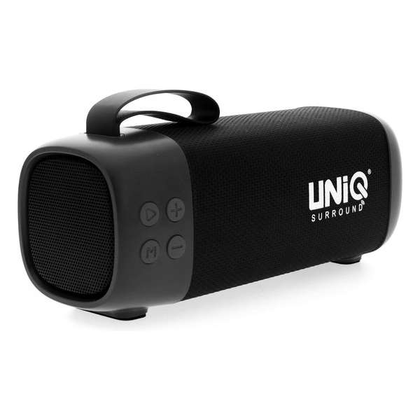 UNIQ IBIZA Bluetooth Speaker - MP3 - USB - Radio - AUX - Zwart
