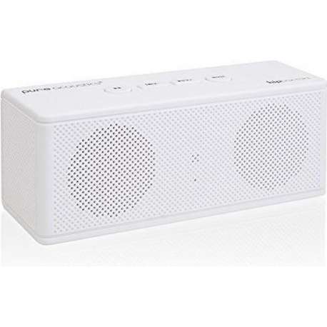 Pure Acoustics HIPBOXMINIWHI Portable bluetooth speaker met radio