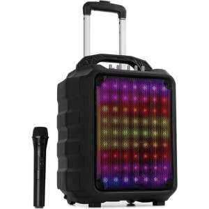 Moving 80.1 LED PA-installatie 8" woofer 100 W max UHF-micro USB SD BT AUX mobiel