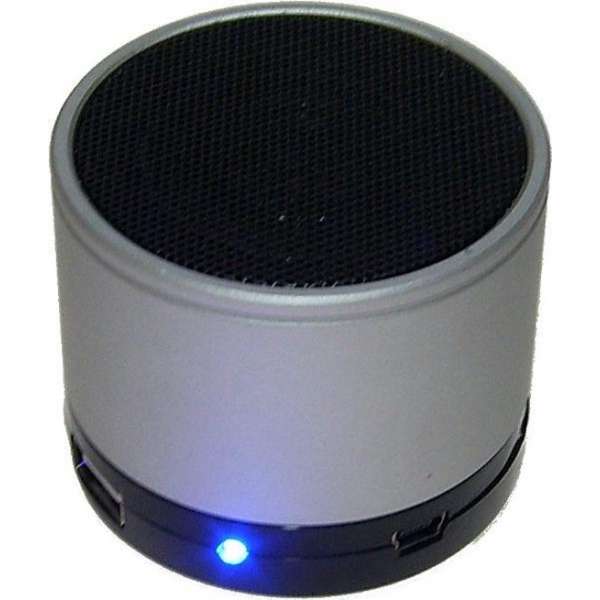 Multifunctionele mini bluetooth oplaadbare mini MP3 FM speaker met micro sd en usb aansluiting.