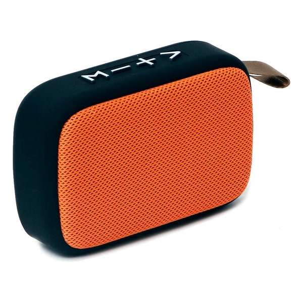 Draadloze bluetooth speaker Alsafy S1- Oranje / Zwart