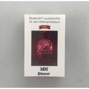 SEG Bluetooth Luidspreker Kerstbal - Rood