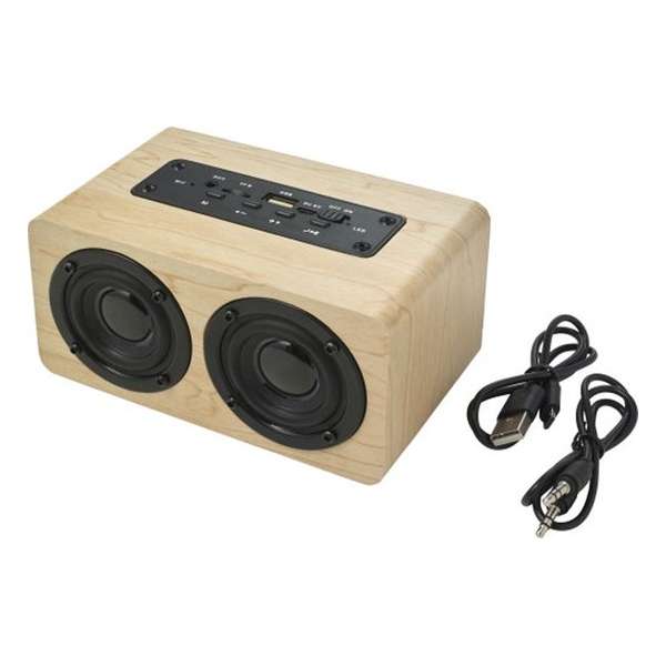 Brand Houten speaker bruin