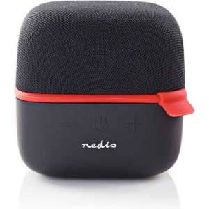 Nedis Luidspreker met Bluetooth® | 15 W | True Wireless Stereo (TWS) | Zwart / rood