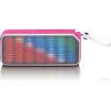 Lenco BT-191 - Bluetooth speaker spatwaterdicht met Led en NFC - Roze