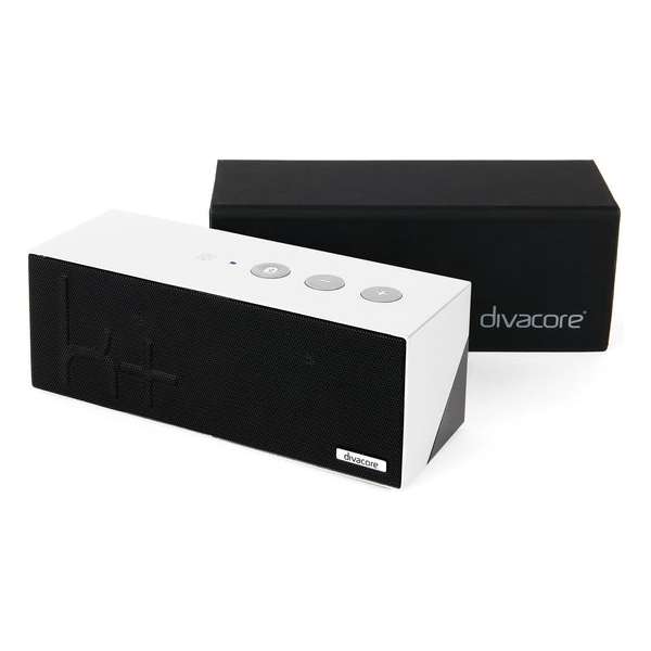 Divacore Ktulu II+ - NFC - Bluetooth speaker - Powerbank - 35uur speeltijd - Wit