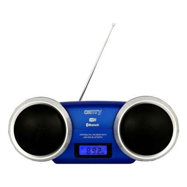 Camry CR 1139 B - Bluetooth speaker - Blauw - 2 speakers - lcd scherm