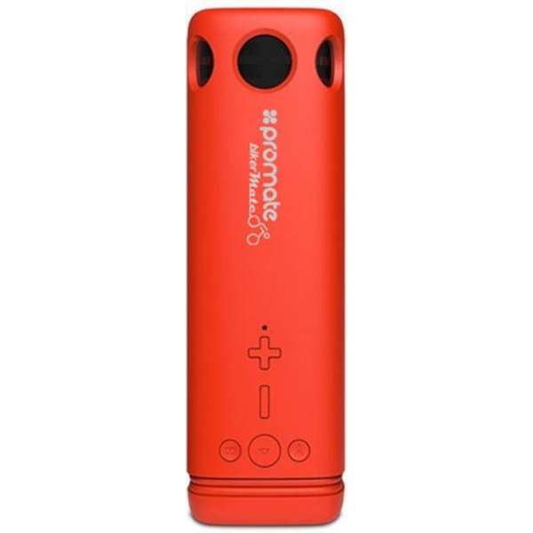 PROMATE BIKERMATE SPEAKER POWERBANK RED