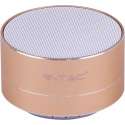 V-tac VT-6133 Compacte bluetooth speaker - 3w - goud