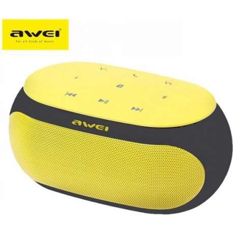 AWEI Y200 HD Bluetooth Speaker zwart/geel