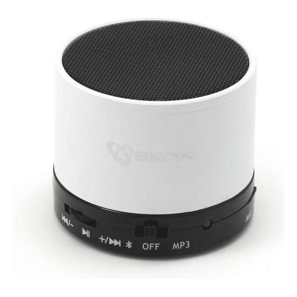 Sbox - Draadloze Bluetooth speaker BT160W Coconut - Wit