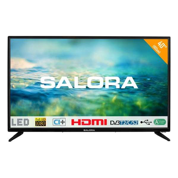 Salora 40LTC2100 - Televisie - LED - Full HD - 40 Inch - HDMI - DVB-C-T2-S2
