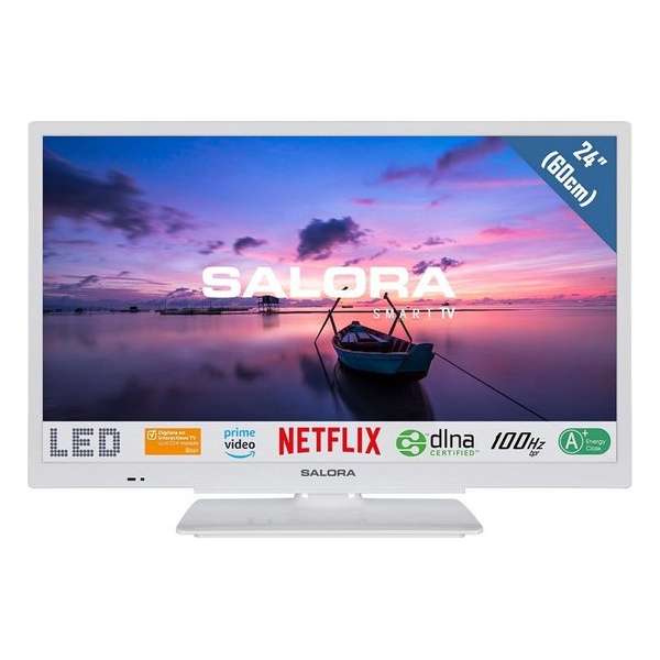 Salora 24HSW6512 - Televisie - LED - HD - 24 Inch - Smart - Netflix - Youtube - Zuinig - A+