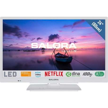 Salora 24HSW6512 - Televisie - LED - HD - 24 Inch - Smart - Netflix - Youtube - Zuinig - A+