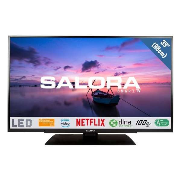 Salora 39FSB6502 Smart LED TV 98 cm Zwart
