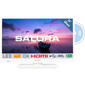 Salora 24HDW6515 HD LED TV/DVD Combi 61 cm Wit