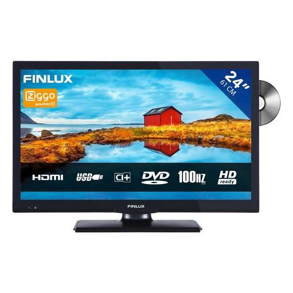 Finlux FLD2422 - HD Ready TV DVD Combi