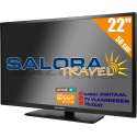 Salora Travel TV 22 inch LED9109CTS2 tv 56 cm (22'') 12 en 230 Volt HD Satelliet