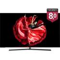 Hisense H55O8B tv 138,7 cm (54.6'') 4K Ultra HD Smart TV Wi-Fi Zwart, Zilver