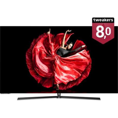 Hisense H55O8B tv 138,7 cm (54.6'') 4K Ultra HD Smart TV Wi-Fi Zwart, Zilver