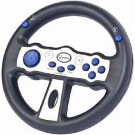 Gembird STR-MS01 Stuur PC Zwart game controller