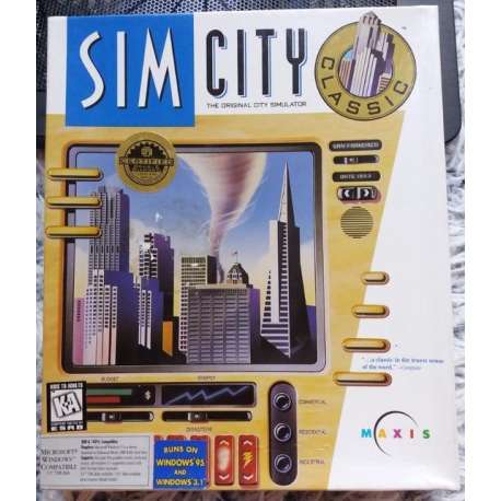 Sim City CD-ROM - Big Box (1989)