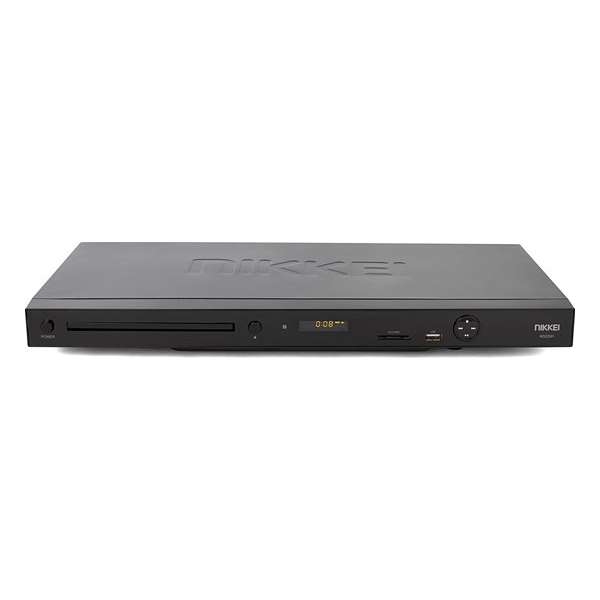 Nikkei ND220H DVD speler met Full HD upscaling, HDMI, USB-poort en Kaartlezer (43 cm)