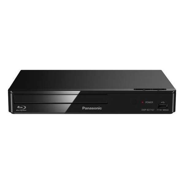 Panasonic DMP-BDT167EF DVD/Blu-ray-speler Blu-Ray speler 3D Zwart