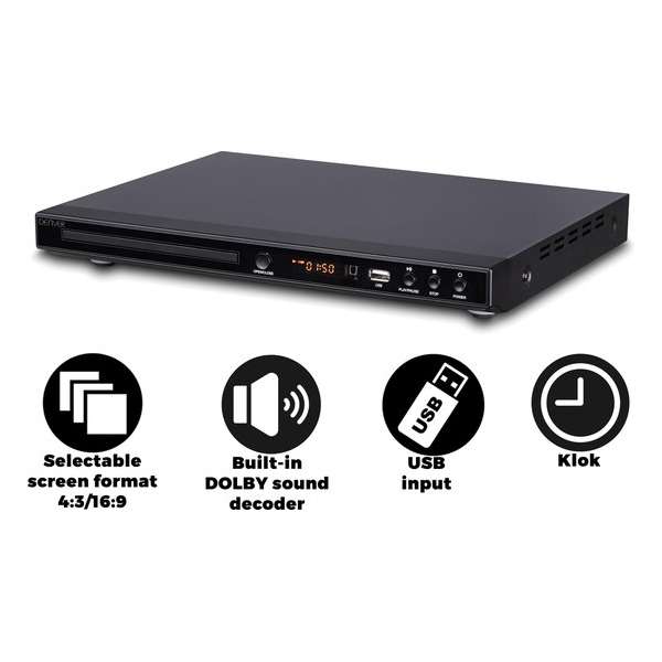 Denver DVH-1245 / DVD speler met HDMI