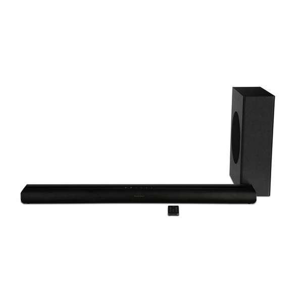 Wharfedale VISTA 200S - Soundbar met Draadloze Subwoofer - Zwart