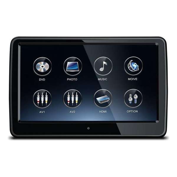 10.6 1920*1080 HD Digitale TFT Screen touch 1080P Video Car hoofdsteun DVD Playerm met HDMI input