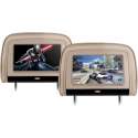 2x 9 inch Beige HD TFT 1080 P hoofdsteun DVD Speler met HDMI ingang