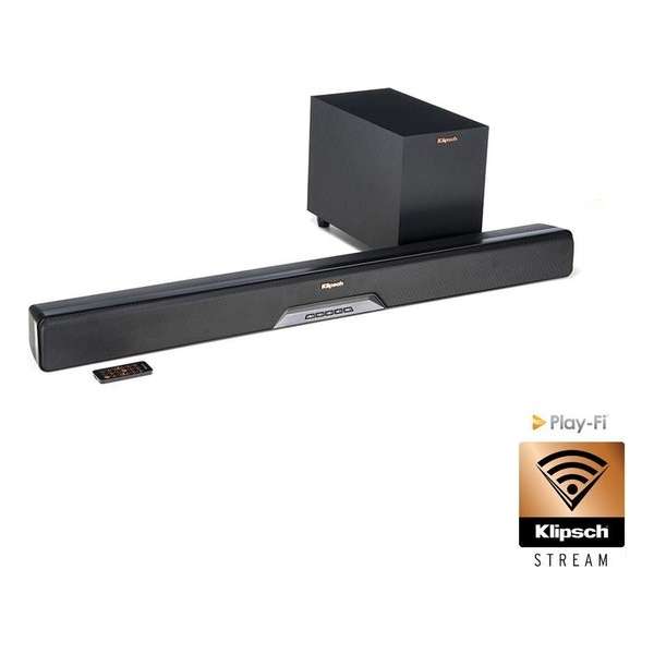 Klipsch RSB-8 soundbar luidspreker 2.1 kanalen 100 W Zwart, Zilver