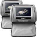 2x 7 inch LCD Grijze DVD monitoren