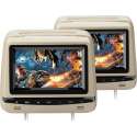 2x 7 inch touchscreen hoofdmonitoren (beige)